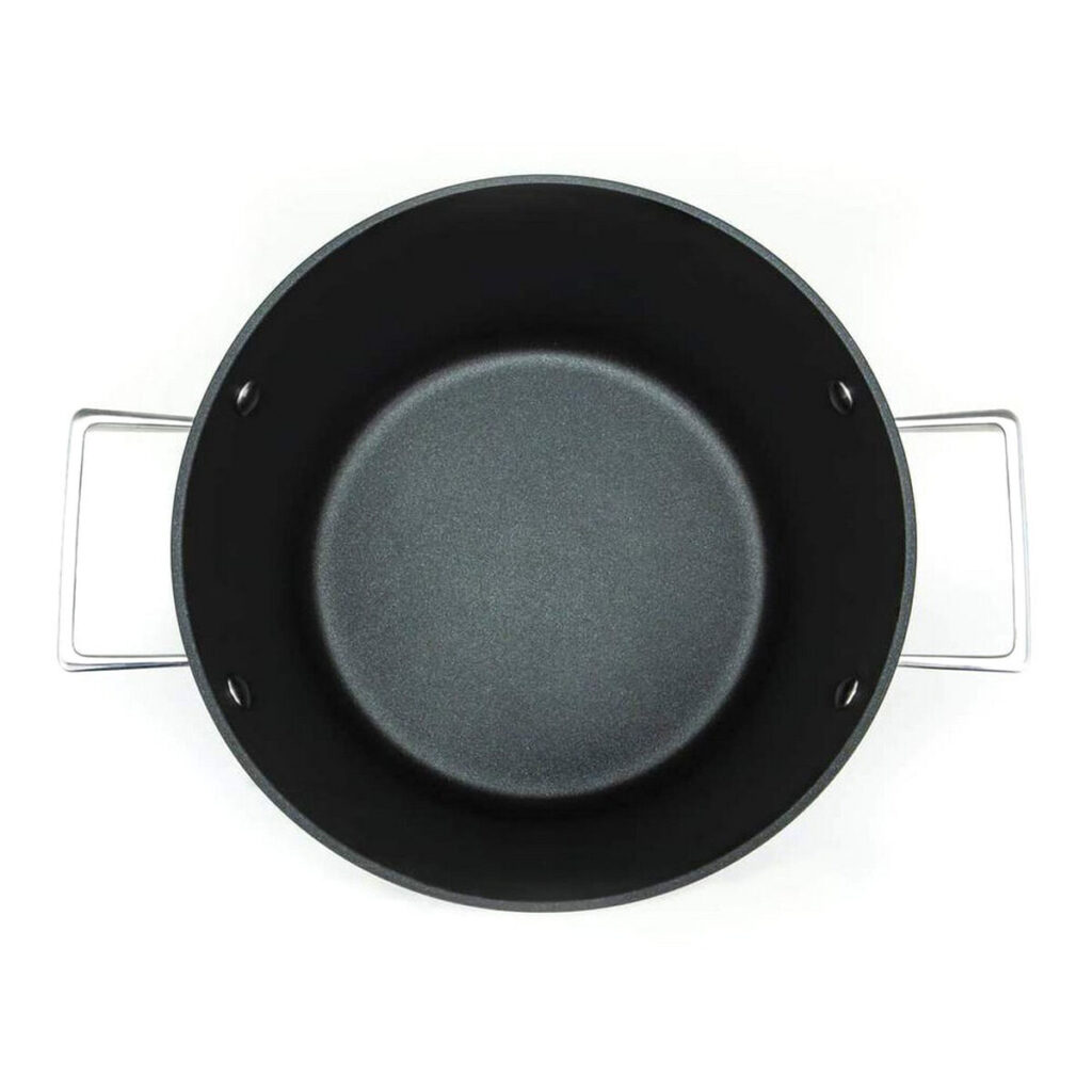 Κατσαρόλα με Καπάκι Amercook Μαύρο Ανοξείδωτο ατσάλι (Ø 24 cm)