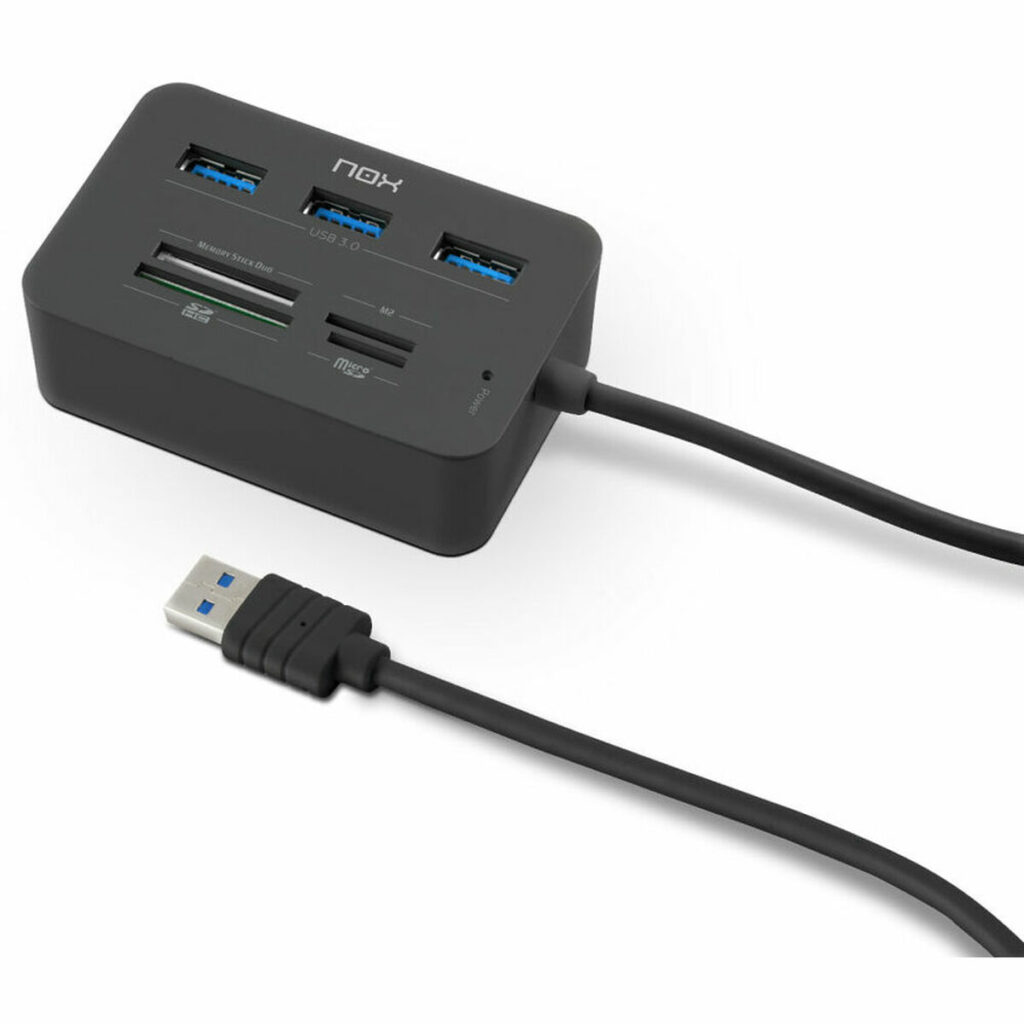 USB Hub NOX Lite Reader One Μαύρο