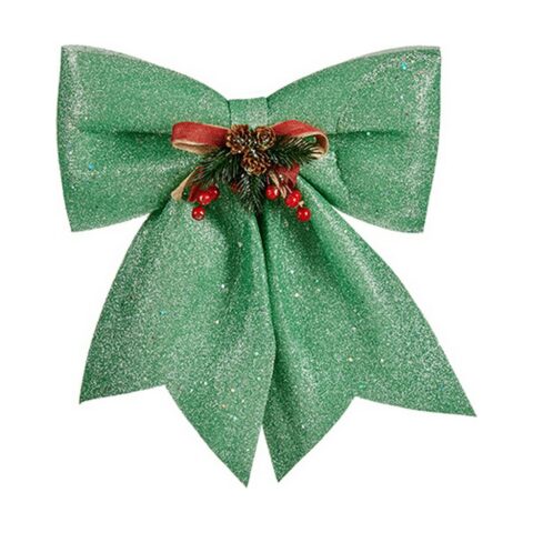 Γραβάτα Χριστουγεννιάτικο Στολίδι 35 x 40 cm Διακοσμημένο Πράσινο Πλαστική ύλη