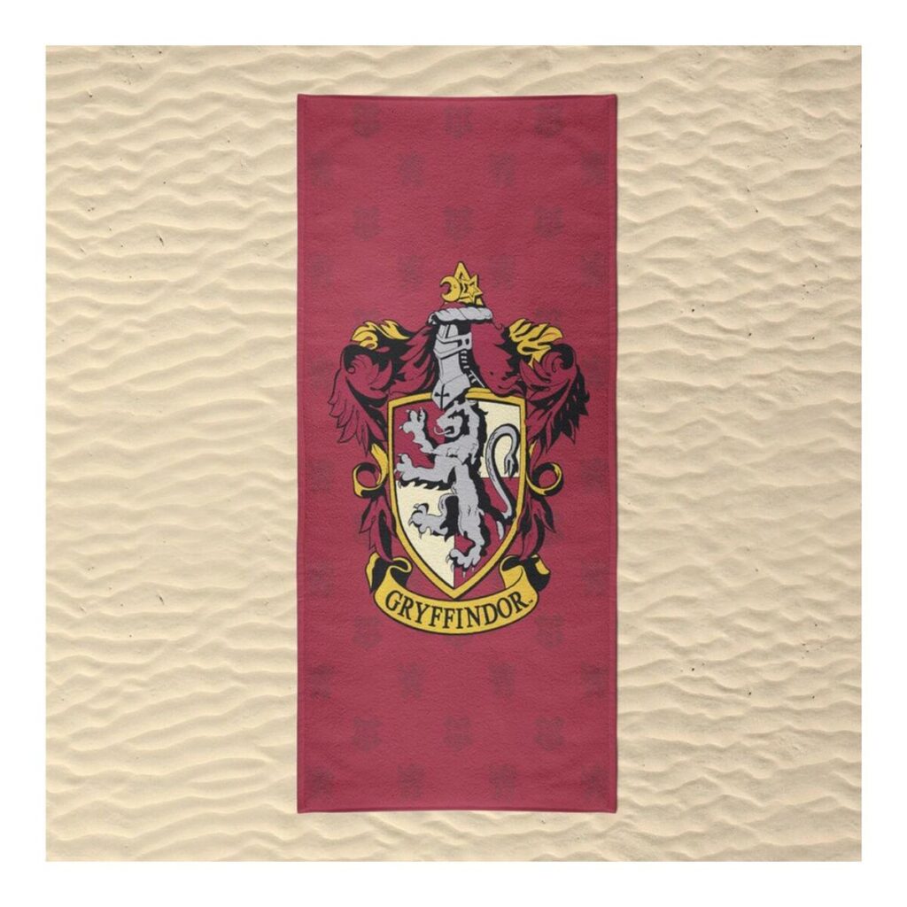 Πετσέτα θαλάσσης Harry Potter 2200009067_ Κόκκινο 100 % πολυεστέρας