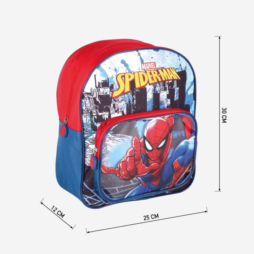 Σχολική Τσάντα Spiderman Κόκκινο (25 x 30 x 12 cm)