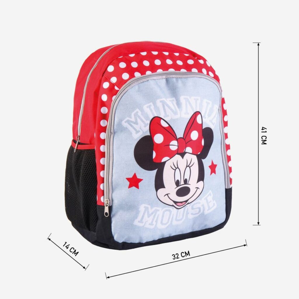 Σχολική Τσάντα Minnie Mouse Κόκκινο (32 x 41 x 14 cm)