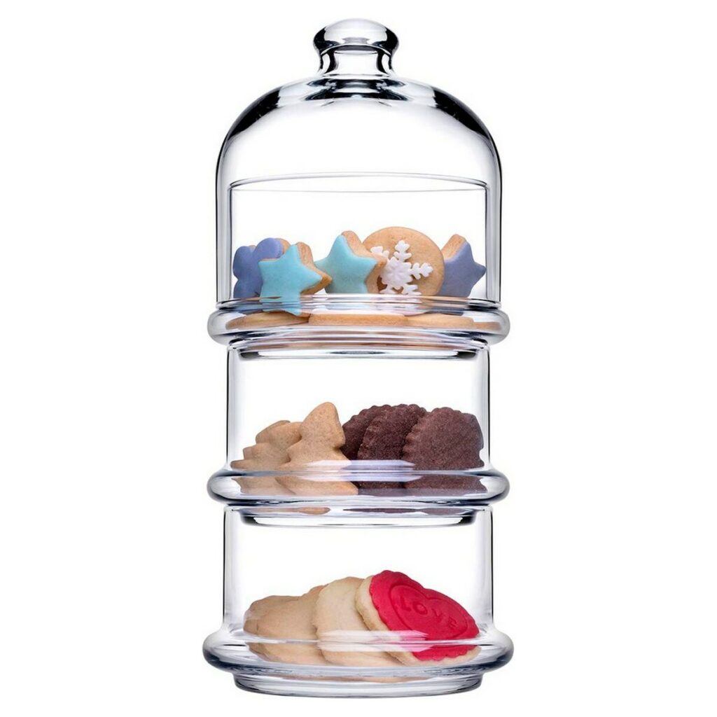 Γυάλινο Βάζο Patisserie Φορητό (10 x 25 x 10 cm)