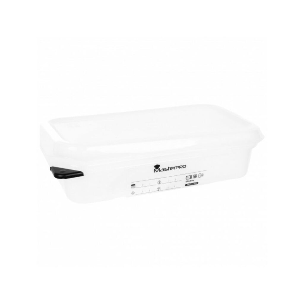 Ερμητικό Κουτί Γεύματος Masterpro Q3299 Λευκό Πλαστική ύλη