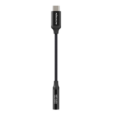 Audio adapter USB-C to mini jack 3.5mm Nillkin Hi-Fi Decode (black)
