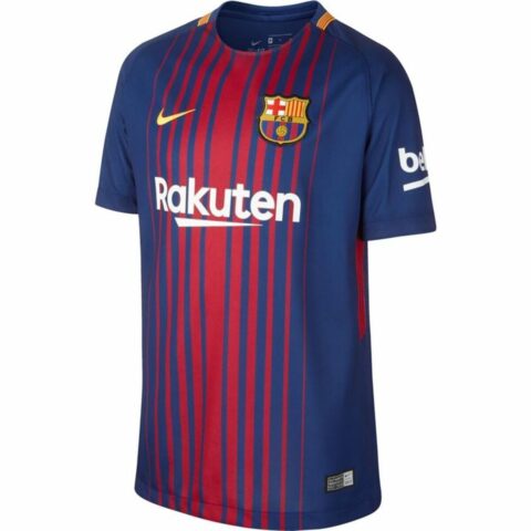 Ανδρικά Κοντομάνικα Πουκάμισα Ποδοσφαίρου Nike  FC Barcelona Jr 17/18