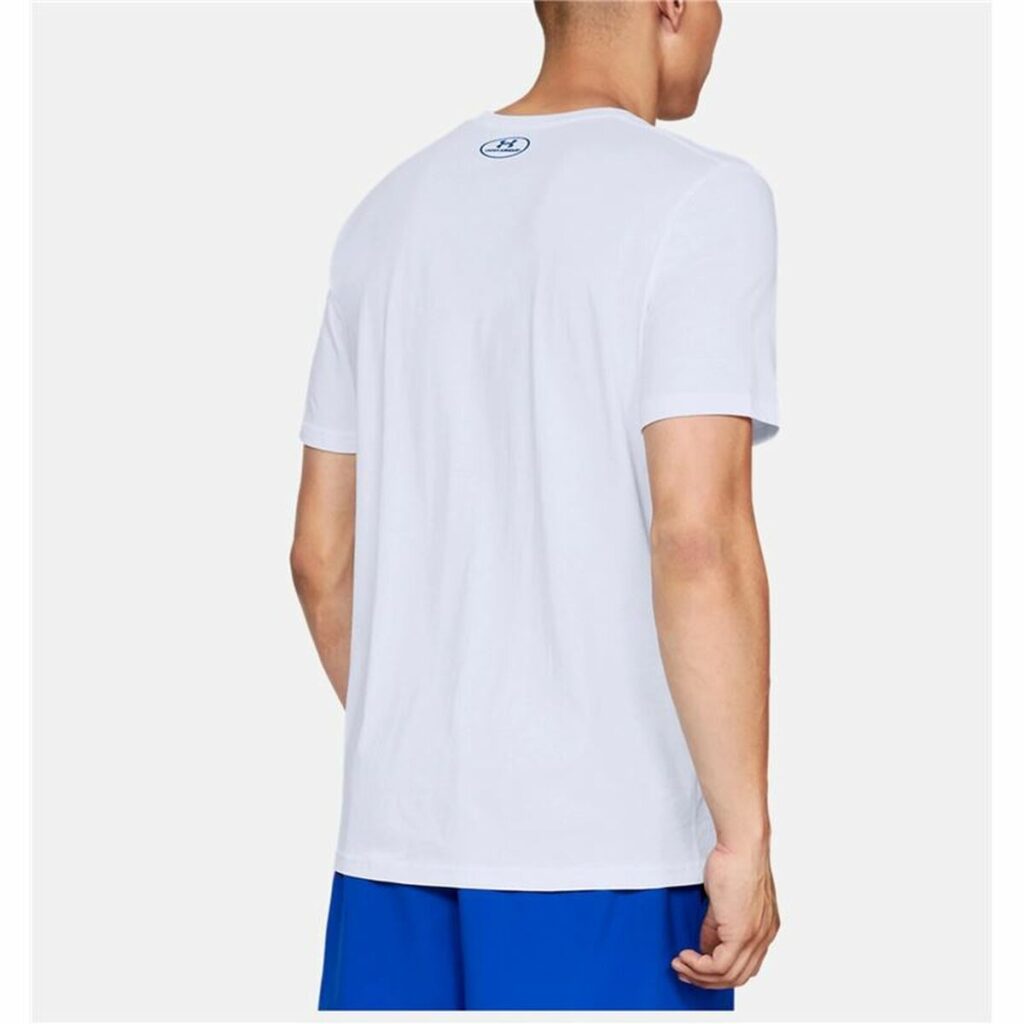 Ανδρική Μπλούζα με Κοντό Μανίκι Under Armour Fleece Big Logo Λευκό