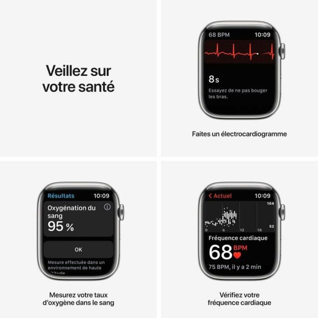Smartwatch Apple Watch Series 7 Ασημί