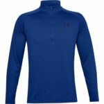 Ανδρική Μπλούζα με Μακρύ Μανίκι Under Armour Tech™ ½ Μπλε