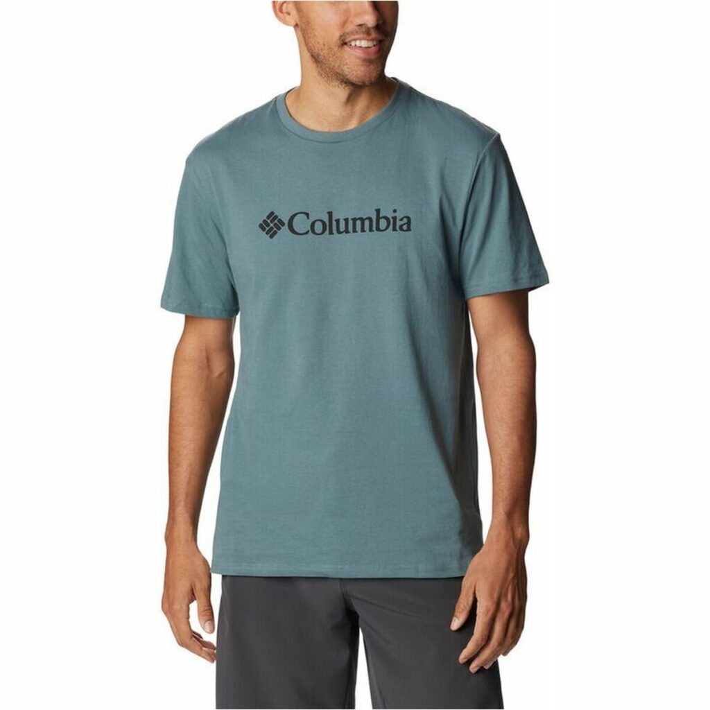 Ανδρική Μπλούζα με Κοντό Μανίκι Columbia CSC Basic Logo Κυανό