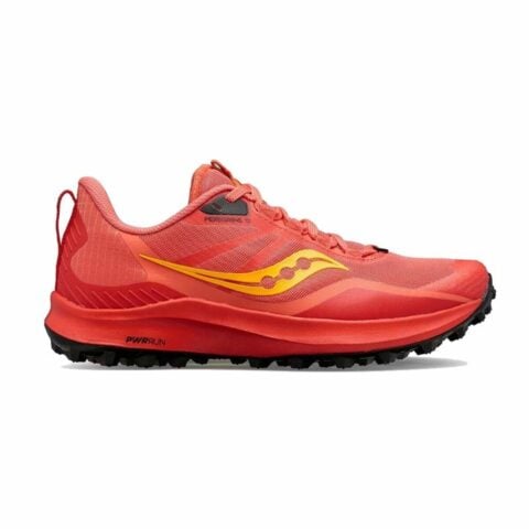 Παπούτσια για Tρέξιμο για Ενήλικες Saucony Peregrine 12 Γυναίκα Σκούρο Κόκκινο