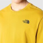 Ανδρική Μπλούζα με Κοντό Μανίκι The North Face Box Logo Κίτρινο