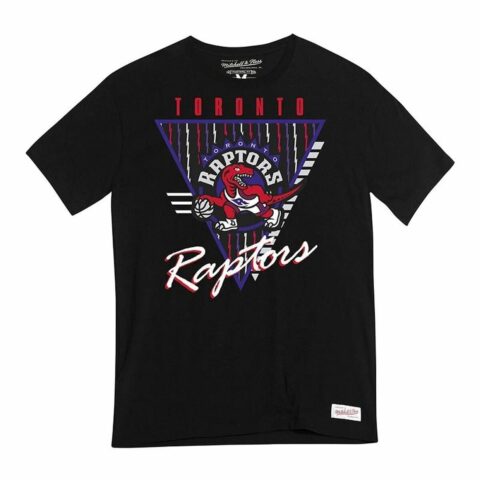 Ανδρική Μπλούζα με Κοντό Μανίκι Mitchell & Ness NBA Toronto Raptors Μαύρο