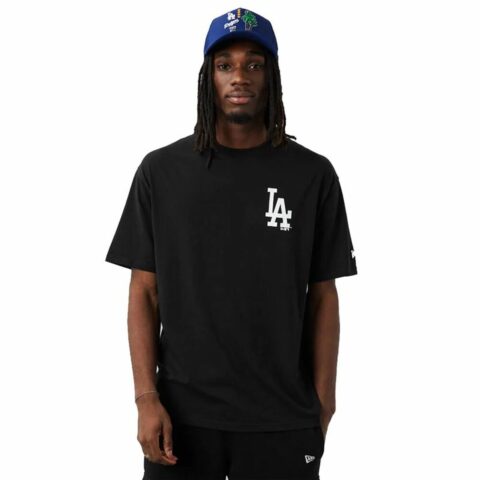 Ανδρική Μπλούζα με Κοντό Μανίκι New Era Los Angeles Dodgers MLB City Graphic Oversized Μαύρο