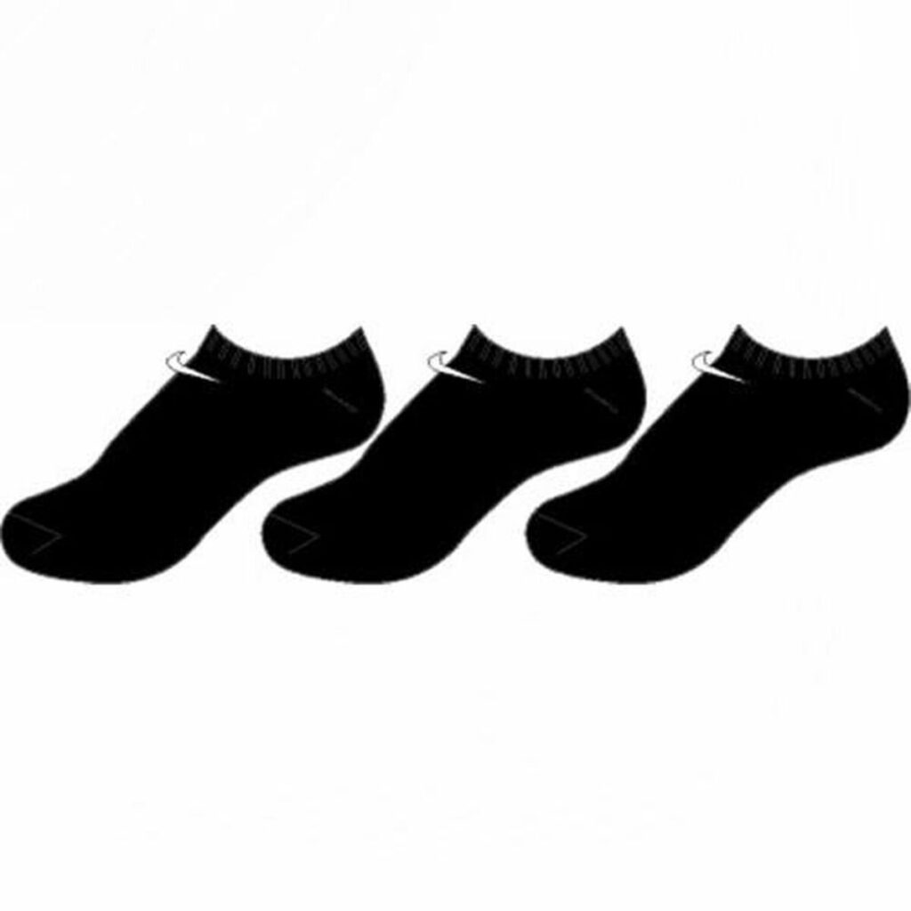 Αθλητικές Κάλτσες Αστραγάλου Nike SX2554-6P Μαύρο/Λευκό (3 pcs)