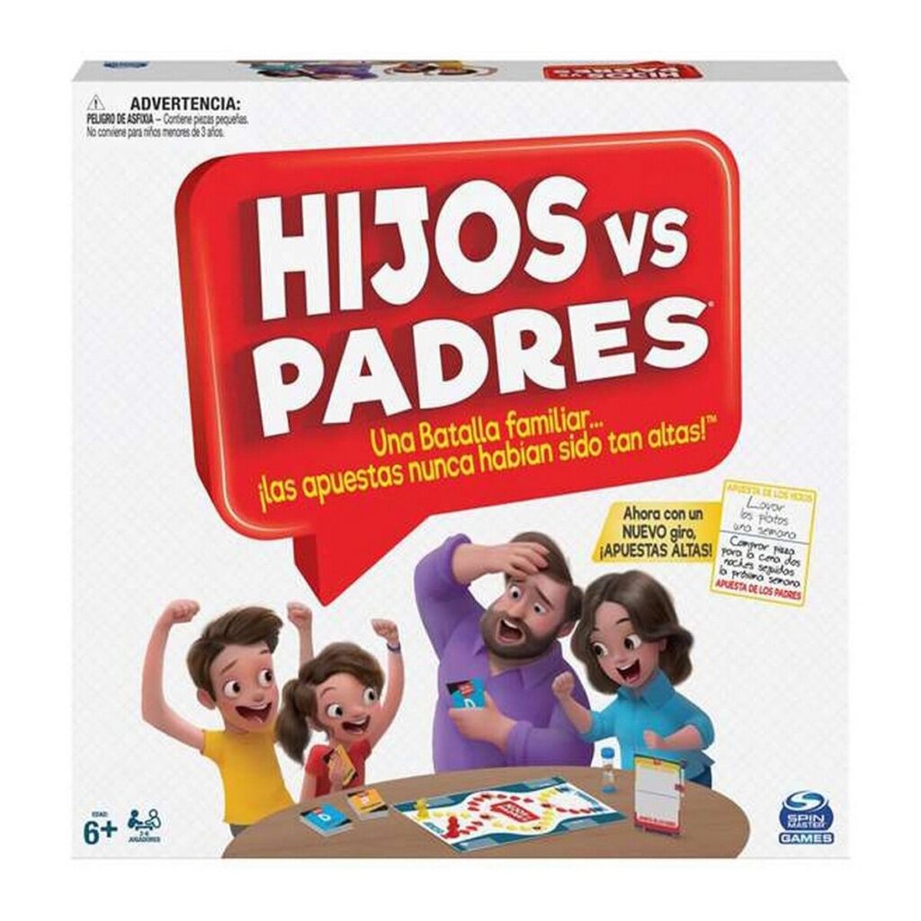 Επιτραπέζιο Παιχνίδι Spin Master Hijos vs Padres 206 Τεμάχια 26