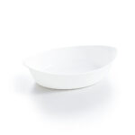 Πιάτο ψησίματος Luminarc Smart Cuisine Οβάλ Λευκό Γυαλί (25 x 15 cm)
