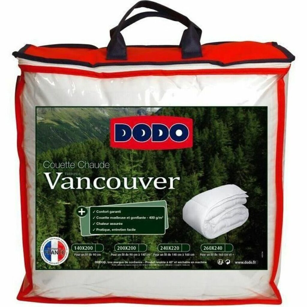 Σκανδιναβικό Παπλώμα DODO Vancouver Λευκό 400 g /m² 220 x 240 cm