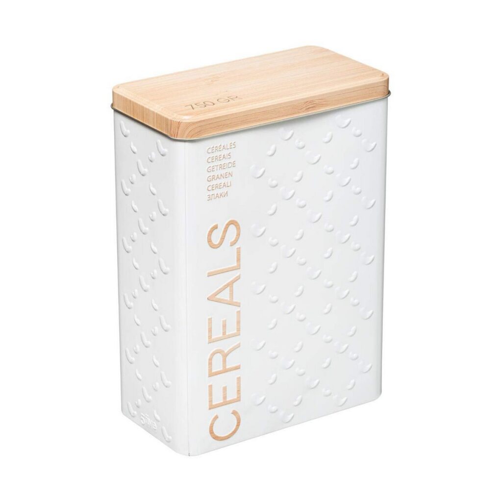 Κουτί Πολλαπλών Χρήσεων Nature Scandi Μέταλλο Λευκό 750 g