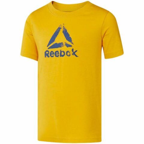 Παιδική Μπλούζα με Κοντό Μανίκι Reebok Elemental Κίτρινο