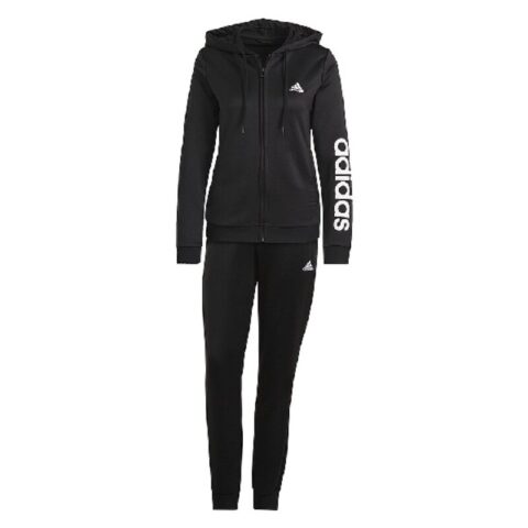 Γυναικεία Αθλητική Φόρμα Adidas W LIN FT TS GM5575 Μαύρο