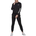 Γυναικεία Αθλητική Φόρμα Adidas LIN FT TS GM5575 Μαύρο