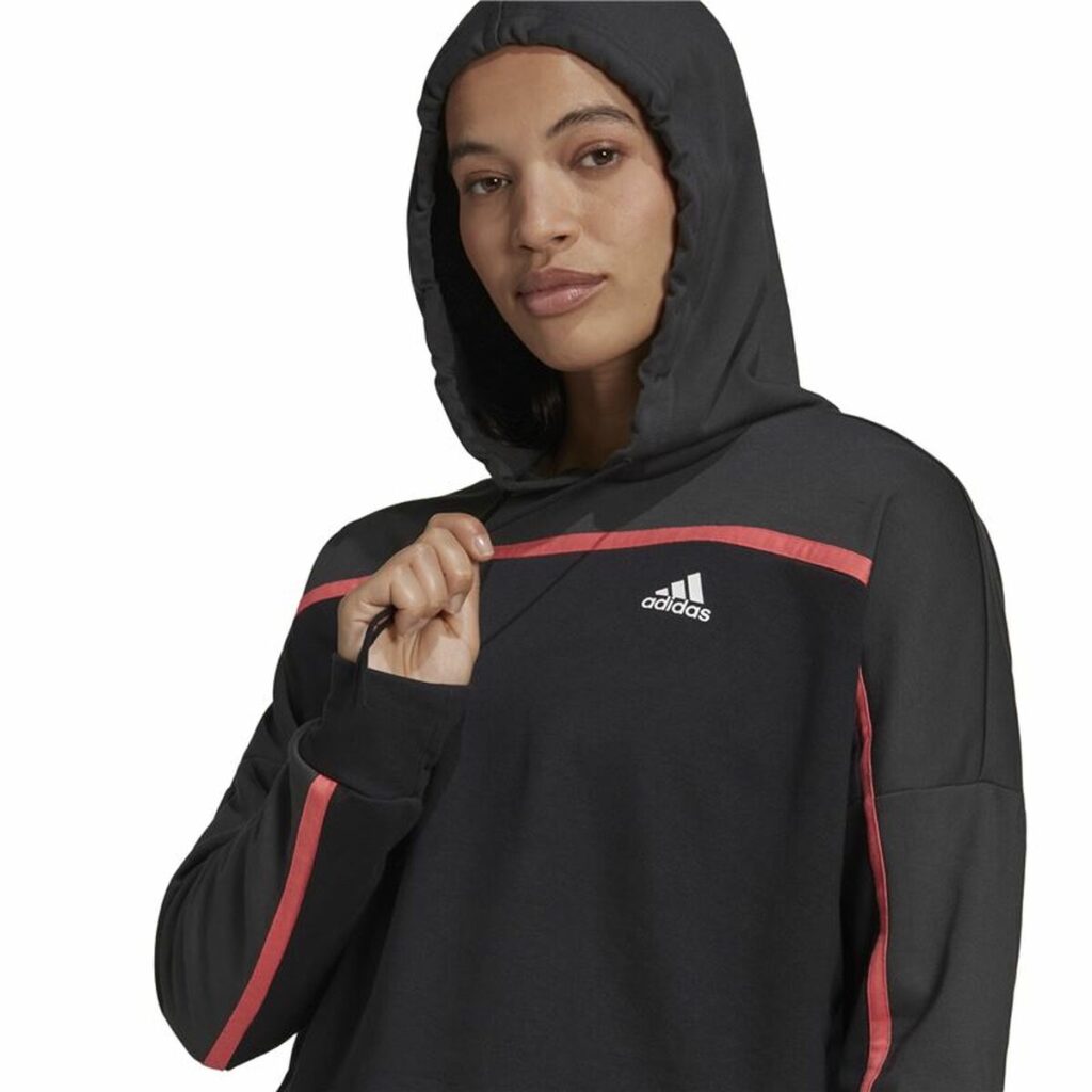Γυναικεία Αθλητική Φόρμα Adidas Sportswear Subtle Block Μαύρο