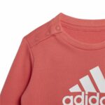 Αθλητικό Σετ για Μωρό Adidas Badge of Sport French Terry Κοράλι