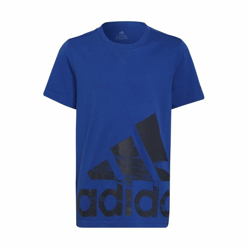 Μπλούζα με Κοντό Μανίκι Adidas Big Logo Μπλε
