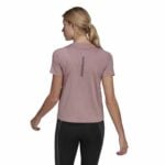 Γυναικεία Μπλούζα με Κοντό Μανίκι Adidas Run Fast Ροζ
