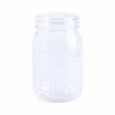 Διαφανές Γυάλινο Δοχείο Top Can Cap 145733 (450 ml) (36 Μονάδες)