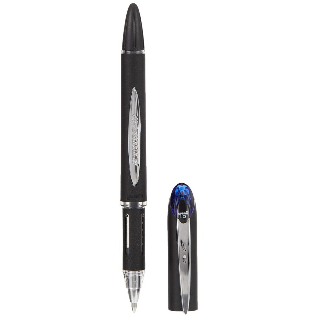 Στυλό υγρού μελανιού Uni-Ball Rollerball Jestsream SX-210 Μπλε 1 mm (12 Τεμάχια)