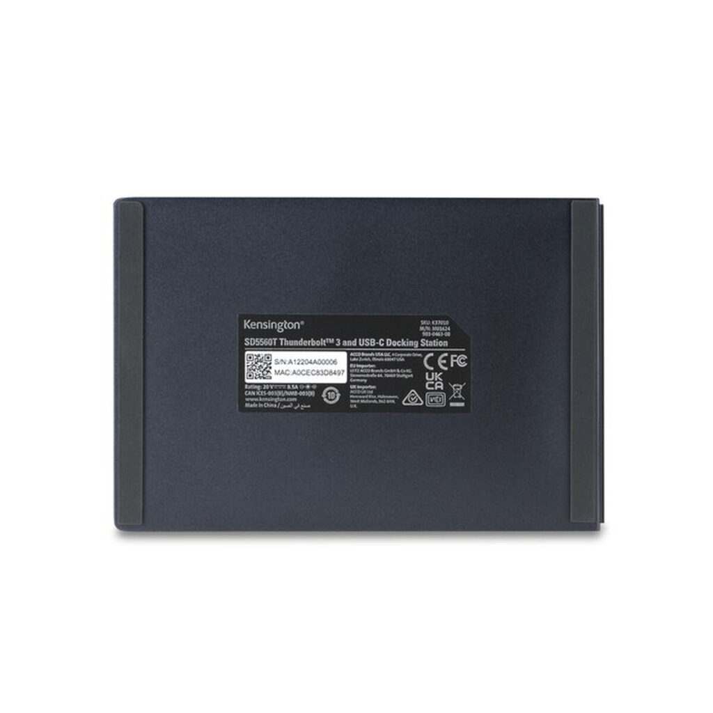 Dockstation Kensington 4K dual Thunderbolt™ 3 USB-C