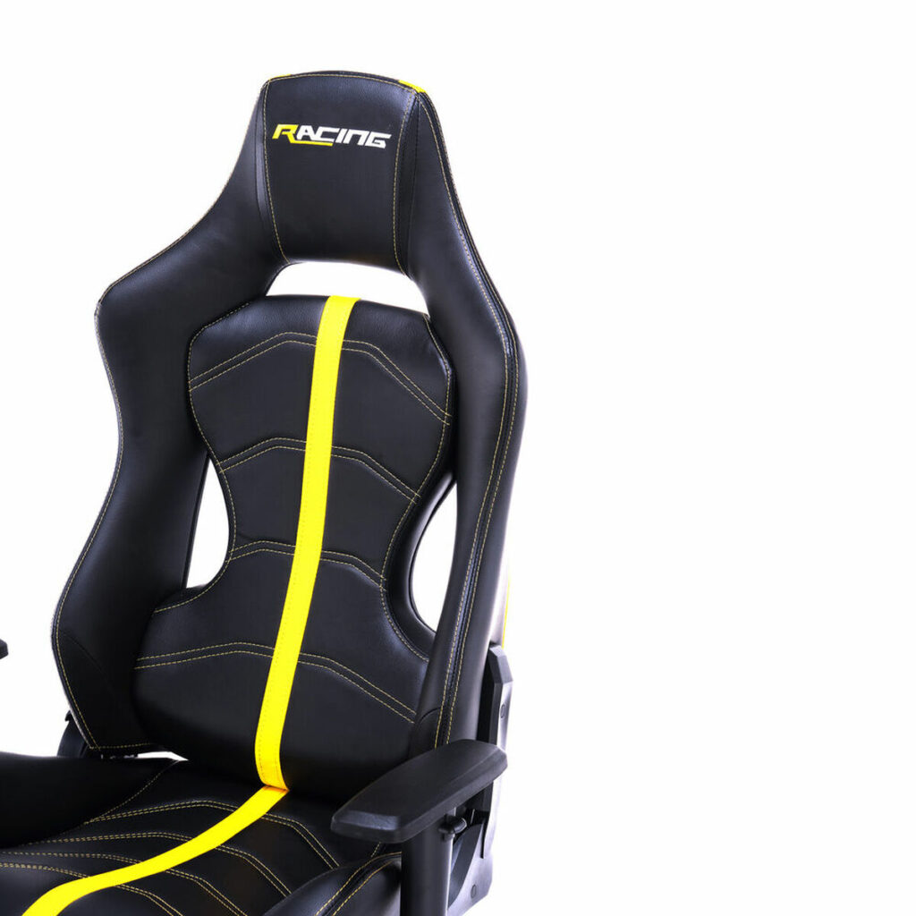 Καρέκλα Παιχνιδιού Racing Κίτρινο Μαύρο Πολύχρωμο