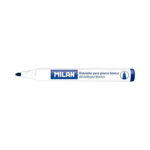 Μαρκαδόροι Milan Λευκή σανίδα 12 Μονάδες Μπλε PVC