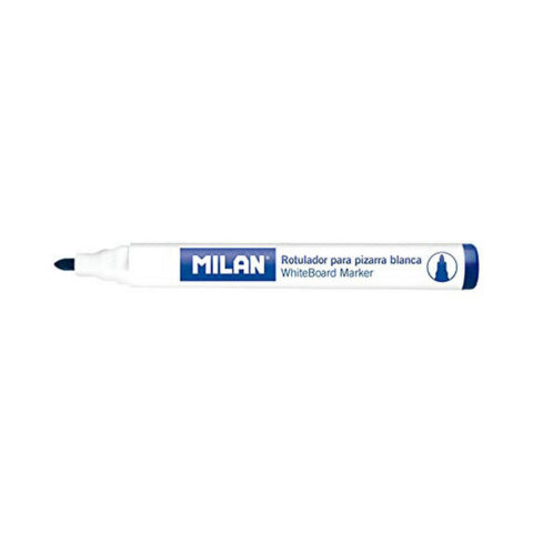 Μαρκαδόροι Milan Λευκή σανίδα 12 Μονάδες Μπλε PVC