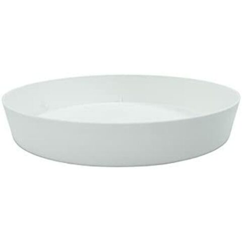 Πιάτο για τη Γλάστρα Plastiken Λευκό πολυπροπυλένιο (Ø 28 X 4.4 cm)