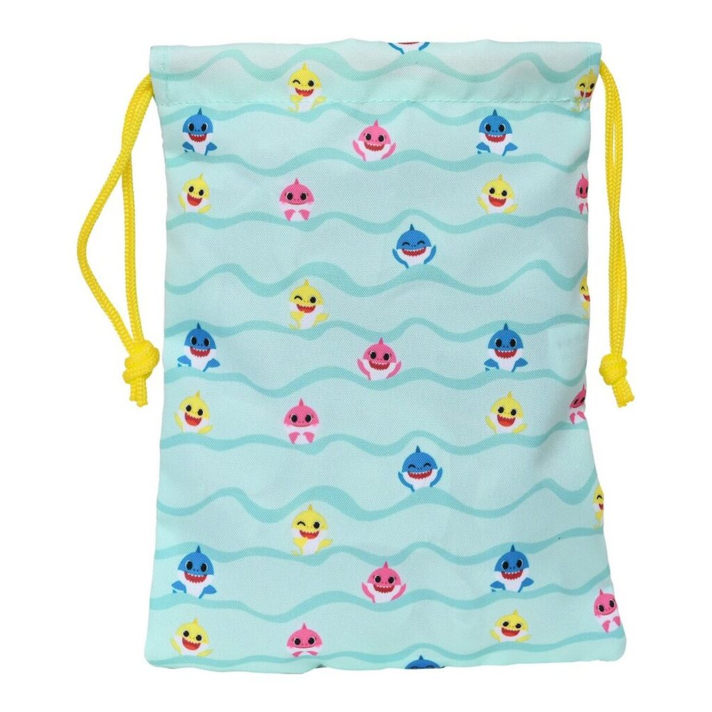 Τσάντα Γεύματος Baby Shark Beach Day Κίτρινο Ανοιχτό Μπλε (20 x 25 x 2 cm)