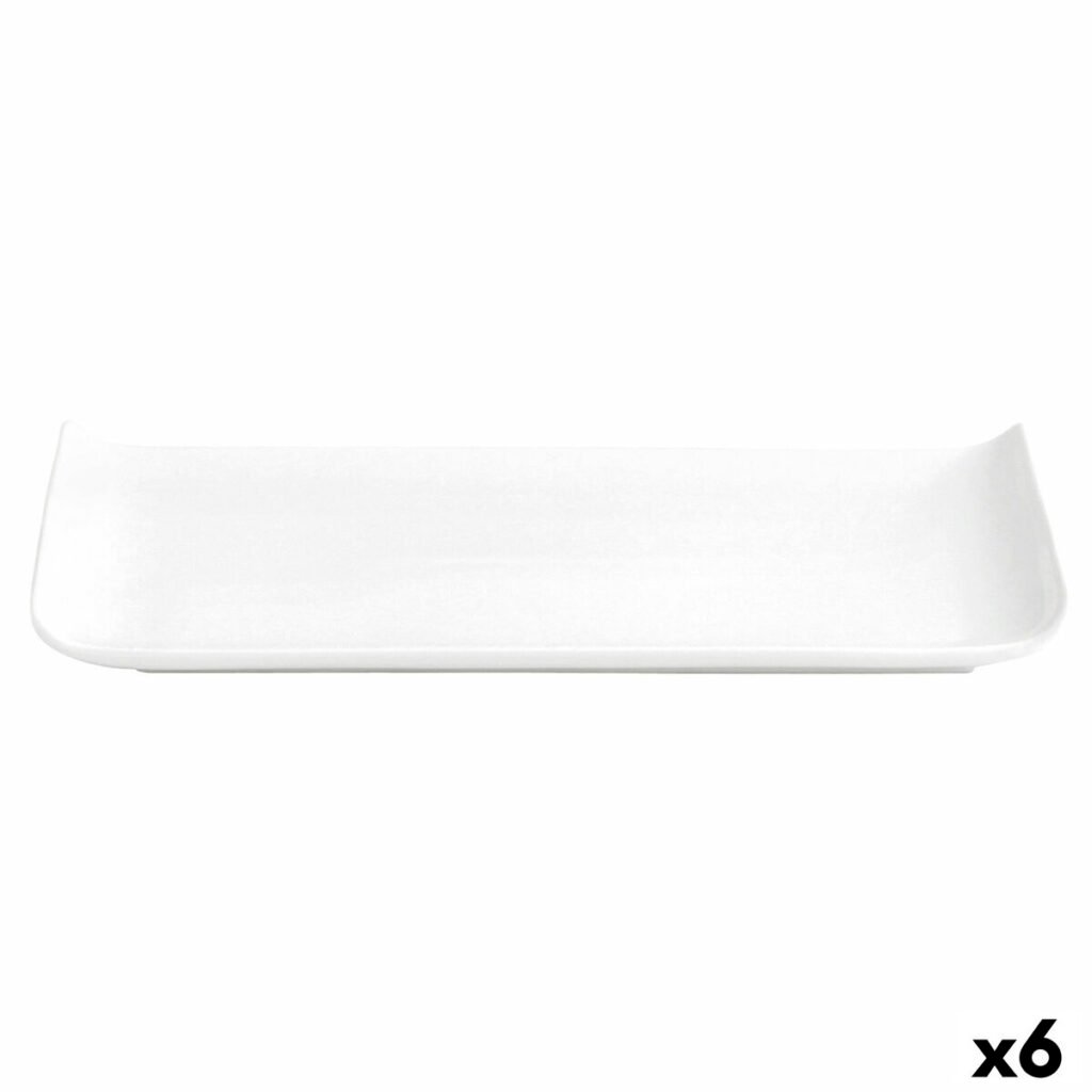 Πιάτο Quid Chef Baguette Κεραμικά Λευκό (25 x 12 cm) (Pack 6x)