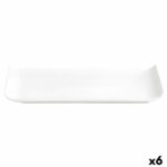 Πιάτο Quid Chef Baguette Κεραμικά Λευκό (25 x 12 cm) (Pack 6x)