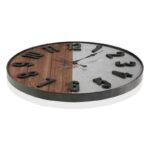Ρολόι Τοίχου Ξύλο MDF/Μέταλλο (5 x 60 x 60 cm)