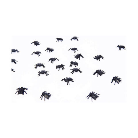 Αποκριάτικη Διακόσμηση Μύγα Μαύρο Πολύχρωμο (24 Μονάδες)