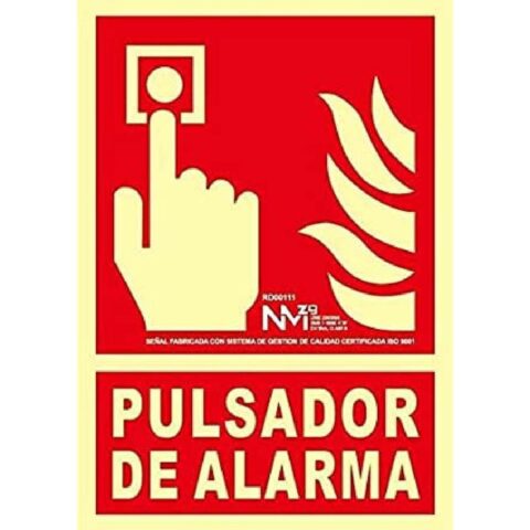 Ταμπέλα Normaluz No utilizar en caso de incendio PVC
