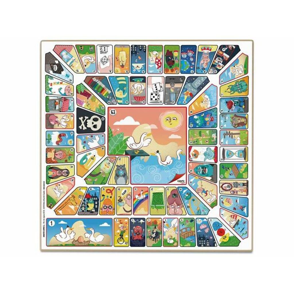 Πίνακας για Επιτραπέζιο Παιχνίδι Parchís Cayro (33 x 33 cm)