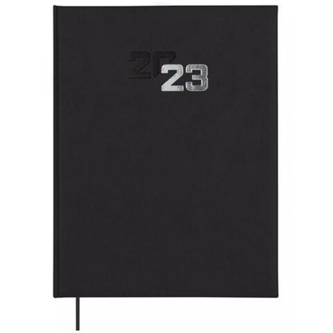 Ατζέντα Finocam  DYNAMIC MILANO Y12 2023 Μαύρο (21 x 27 cm)