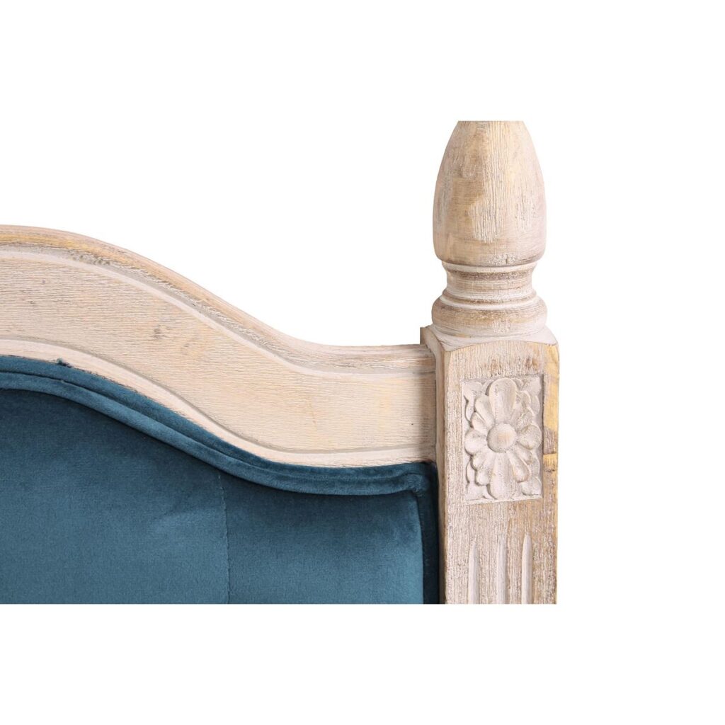Κεφαλάρι κρεβατιού DKD Home Decor Τυρκουάζ Ξύλο ξύλο καουτσούκ 160 x 6 x 120 cm