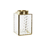 Lanterne DKD Home Decor Κρυστάλλινο Χρυσό Μέταλλο Διαφανές Σύγχρονη 10