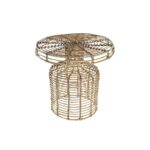 Βοηθητικό Τραπέζι DKD Home Decor Φυσικό 48 x 48 x 45 cm