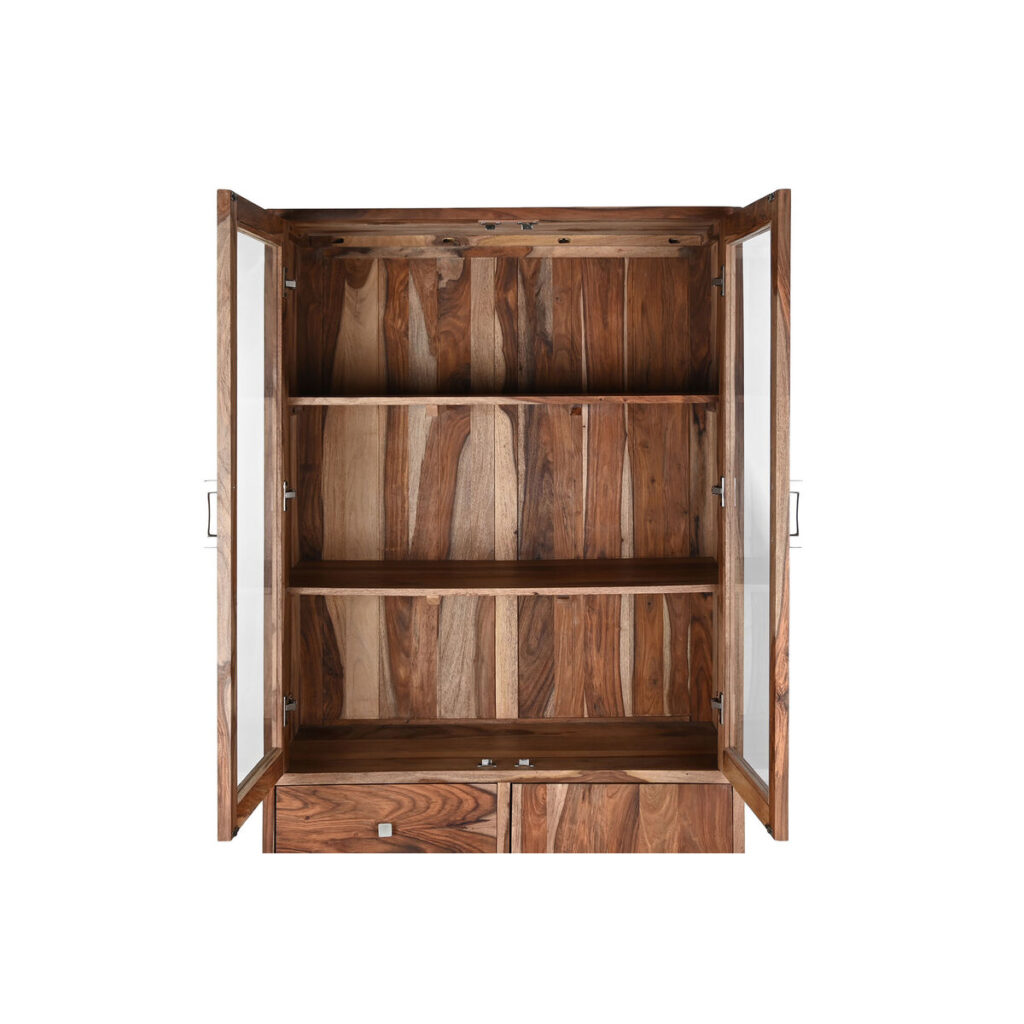 Eκθεσιακό σταντ DKD Home Decor Κρυστάλλινο ξύλο καουτσούκ 100 x 42 x 190 cm