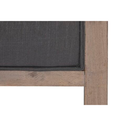 Κεφαλάρι κρεβατιού DKD Home Decor Σκούρο γκρίζο Eik 180 x 10 x 120 cm